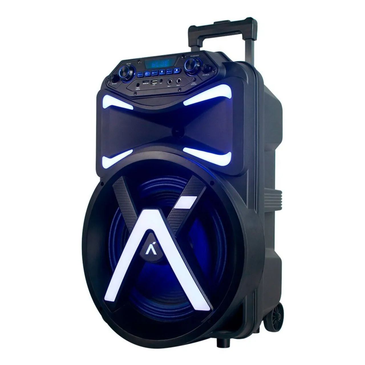 Caixa de Som Amplificada Hype 480w Rms TWS, Bluetooth Rádio FM Aquário - HP-480 - Foto 2