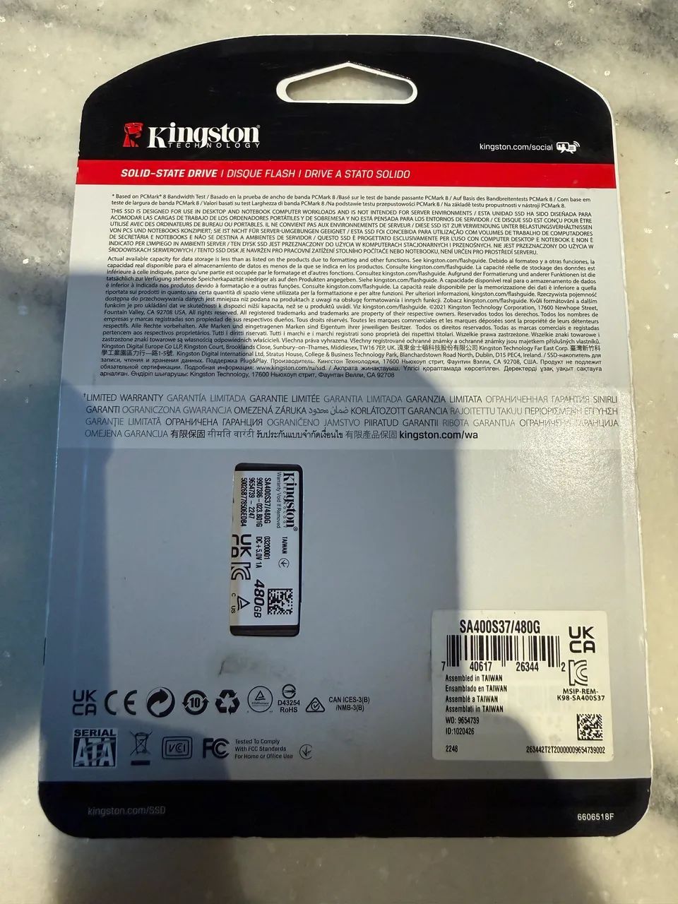 HD SSD kingston 480gb lacrado - Foto 2