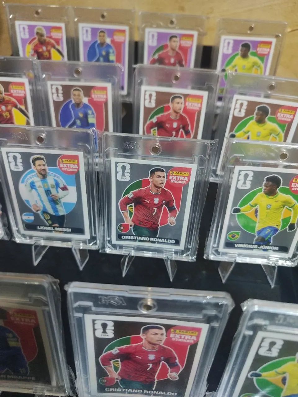 Kit extras CR7 figurinhas  copa