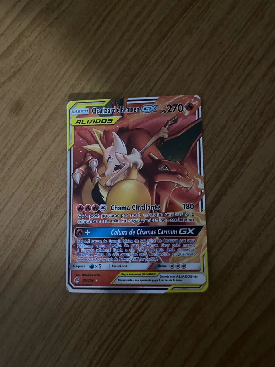 Carta Pokémon charizard e braixen  - Foto 2