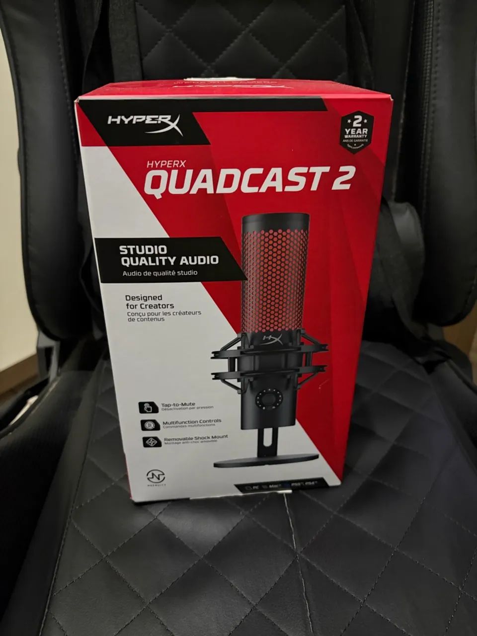 Microfone HyperX QuadCast 2 com NF - Foto 2