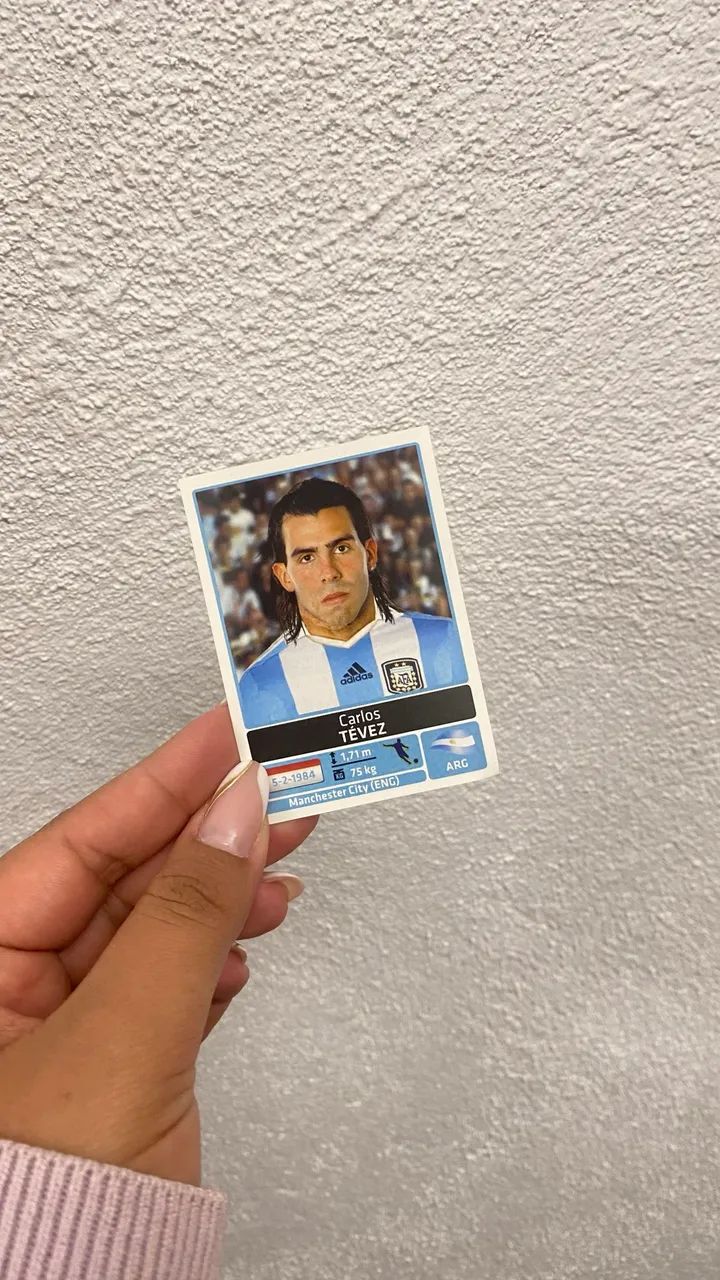 Figurinha Carlos Tevez 42 - Copa América 2011 - Foto 3