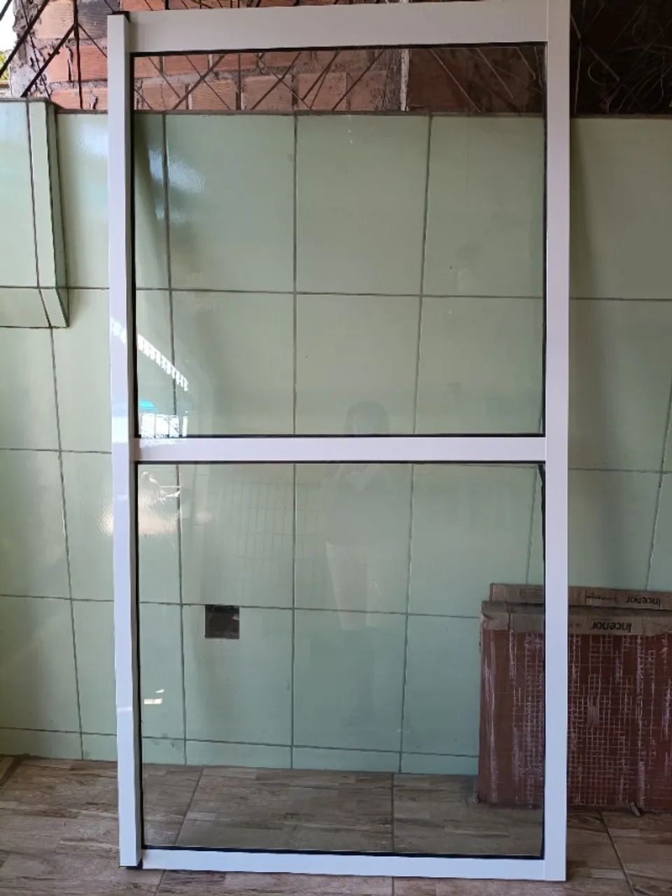 Divisória em alumínio branco - Foto 2