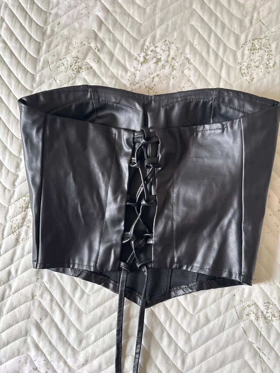 Roupa de couro estilo corset - Foto 3