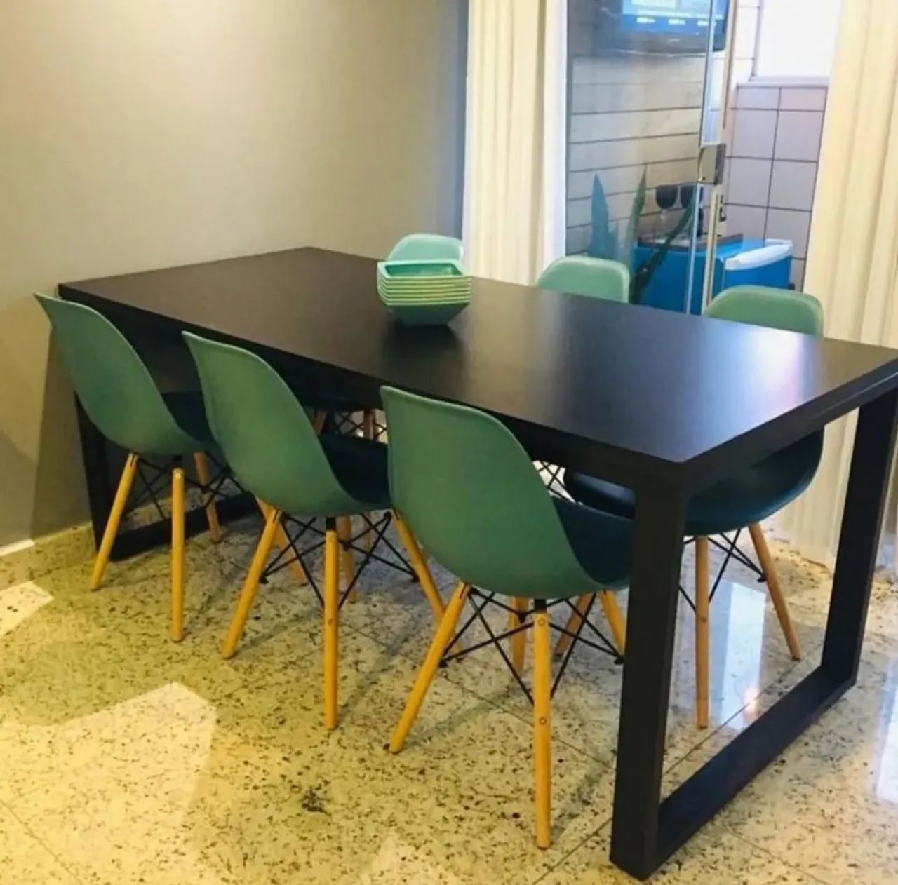 Mesa estilo industrial  - Foto 2