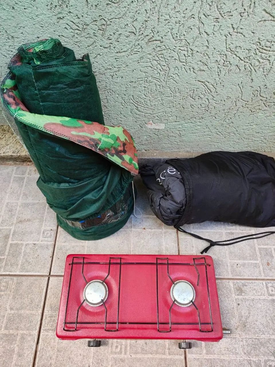  KIT CAMPING COMPLETO - 3 PEÇAS 