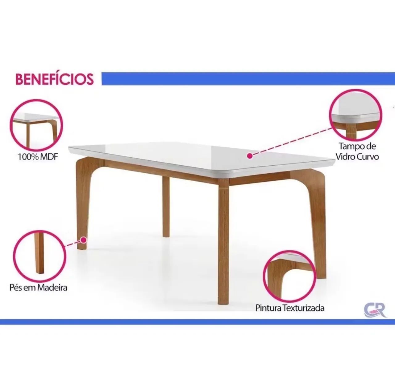 Mesa de sala nunca usada 
