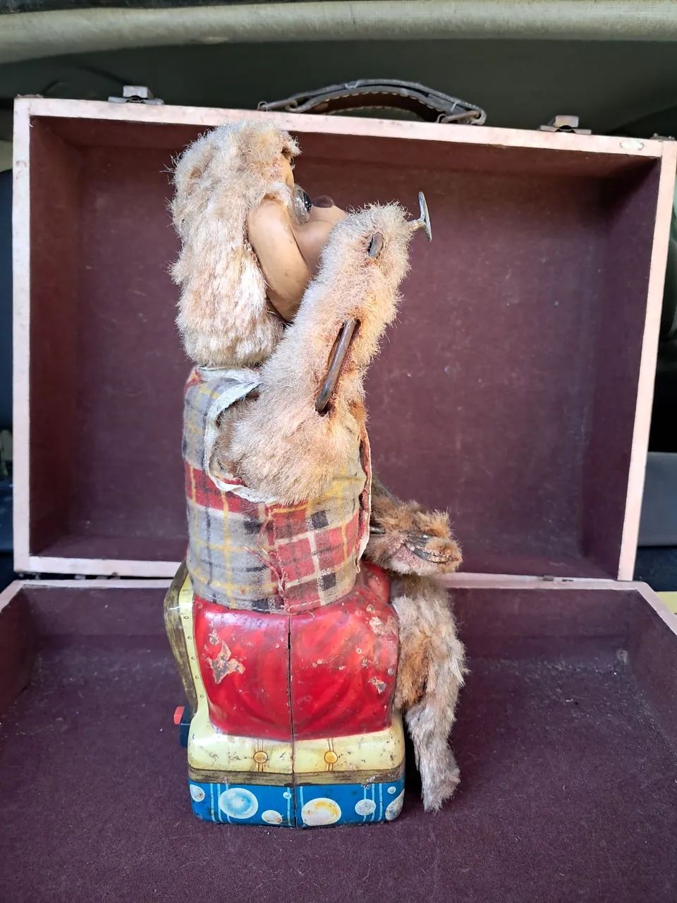 Brinquedo antigo macaco para restauro decada 1950 - Foto 4