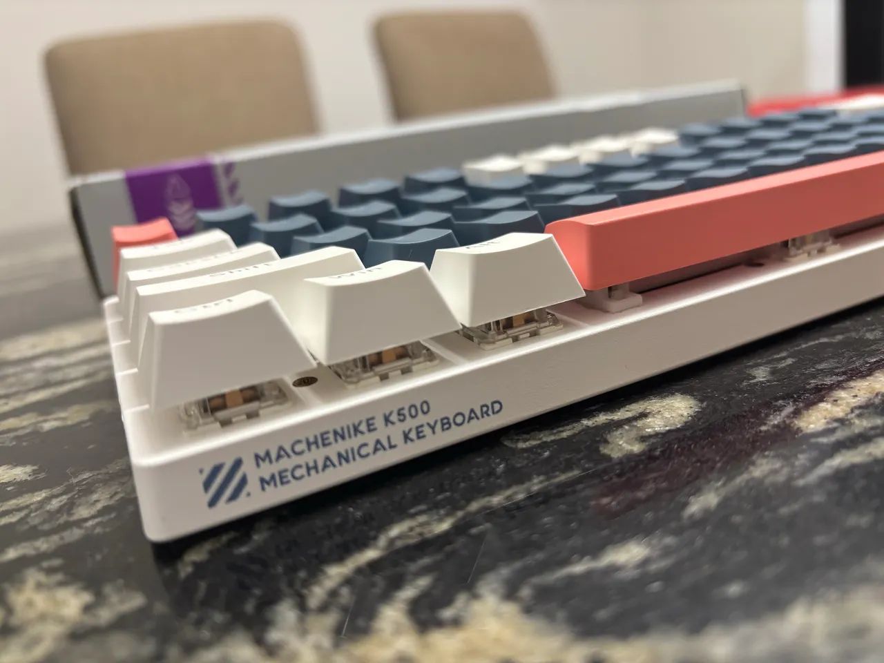 teclado machenike k500 b61 switch brown - Foto 4