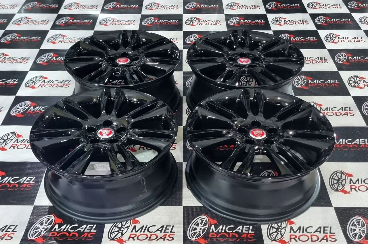 Jogo de rodas aro 18 Jaguar XE Originais OEM 5X108 Zeradas