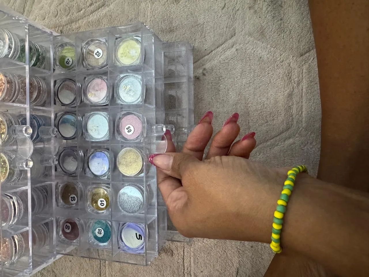 Gaveteiros manicure com pó  - Foto 2