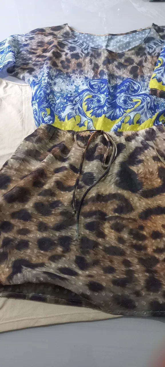 Vestido estampado tamanho M