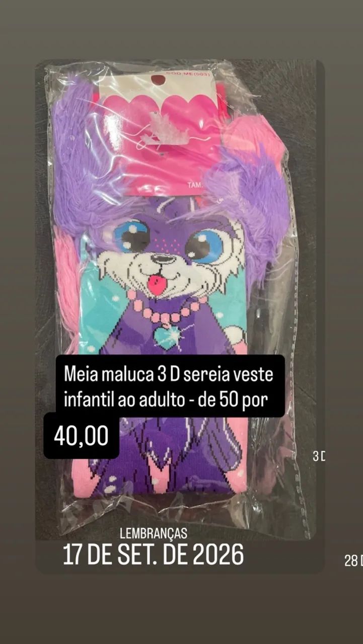 Meia maluca  - Foto 3