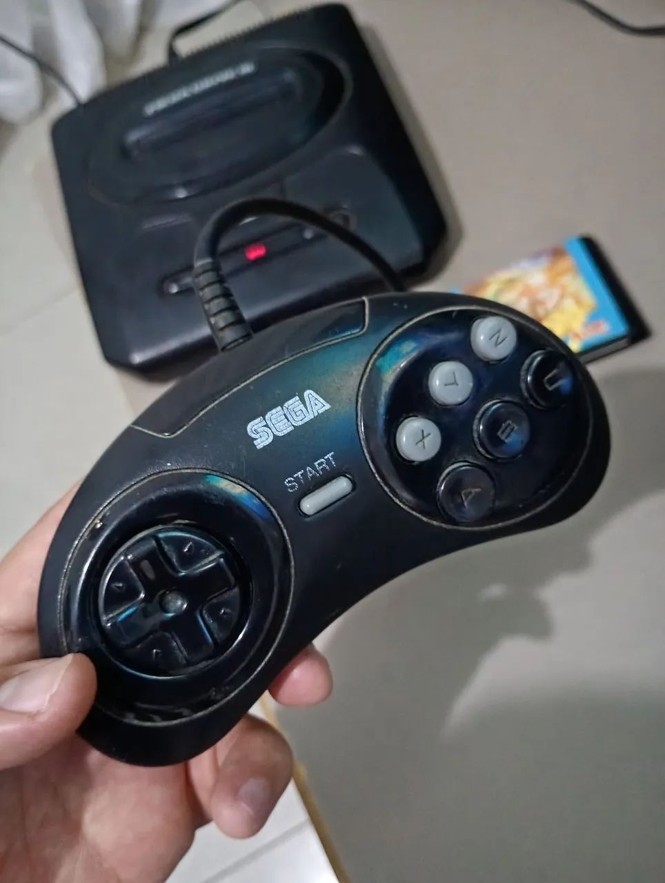 Mega Drive III Com 1 controle 1 jogo e cabos  - Foto 2