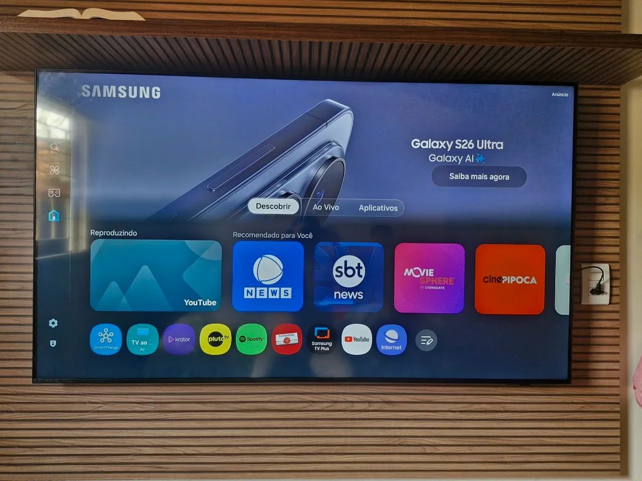 Tv Smart Samsung 4k 65. Nota fiscal 