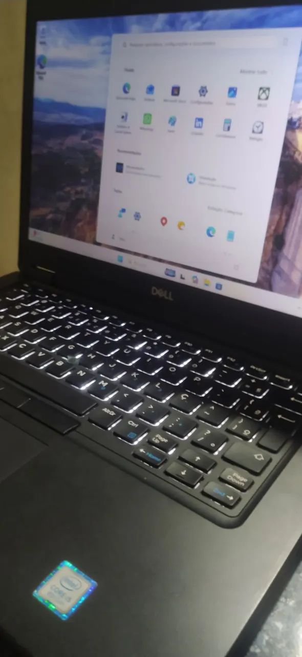 Notebook Dell core i5 8°Geração,8gb,256gb (bateria viciada) - Foto 5