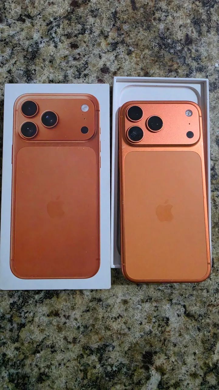 Iphone 17 pro max Laranja 256gb com nota fiscal 