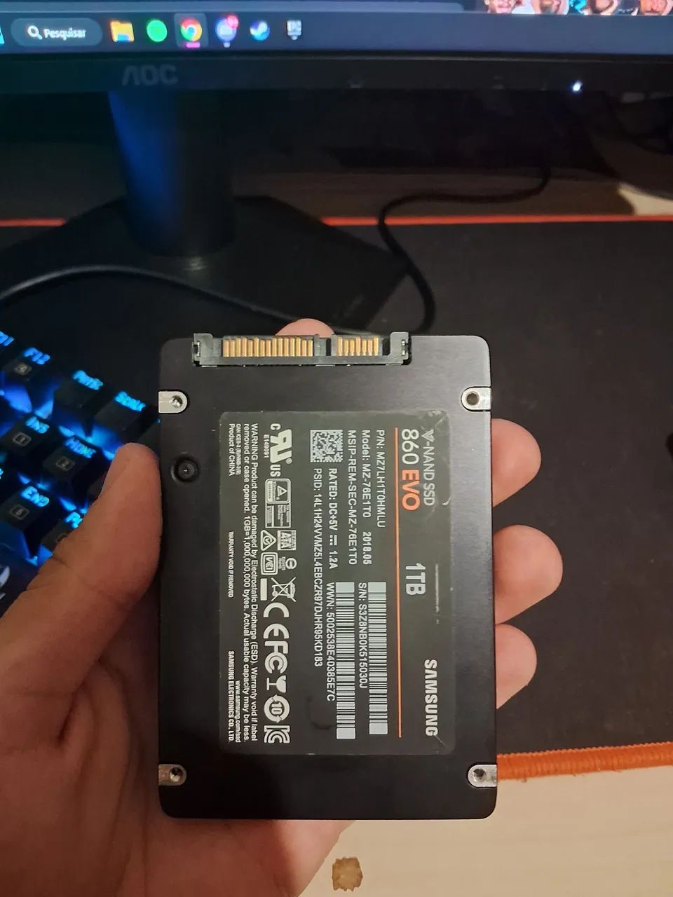 Venda-se ssd Samsung 860 EVO - Foto 2