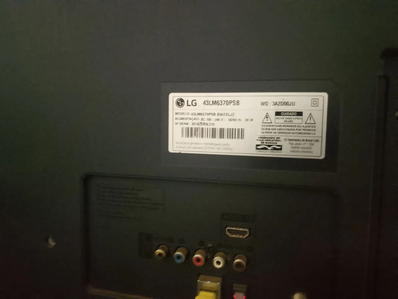 Vende-se tv smat LV 43 polegadas  - Foto 3