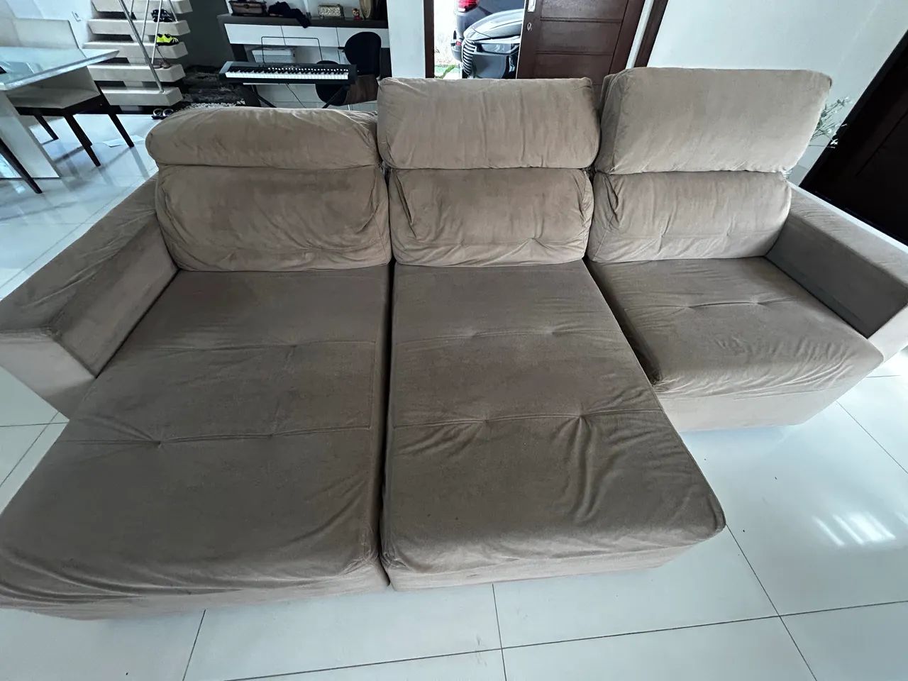 Vendo sofá retrátil com 3m  - Foto 5