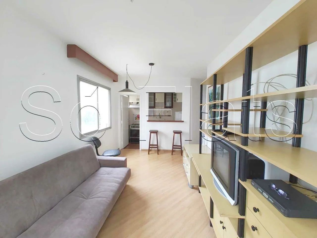 Flat Ambassador, mobiliado e disponível para venda com 41m², 01 dorm e 01 vaga - Foto 2