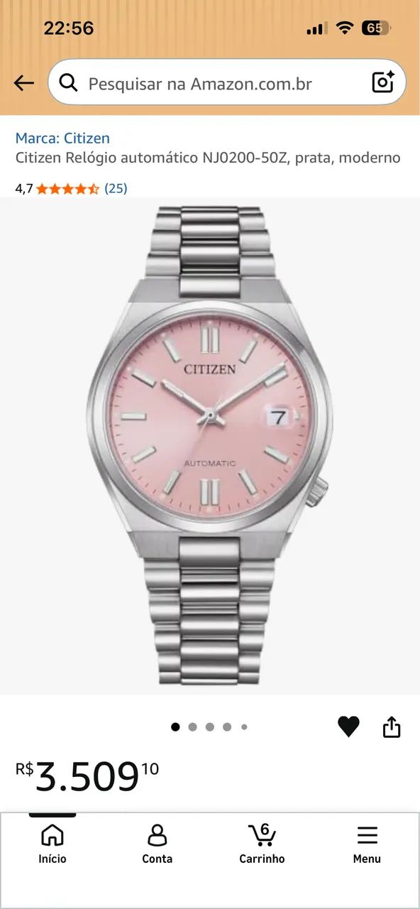 Relógio tsuyosa 37mm automático  - Foto 3