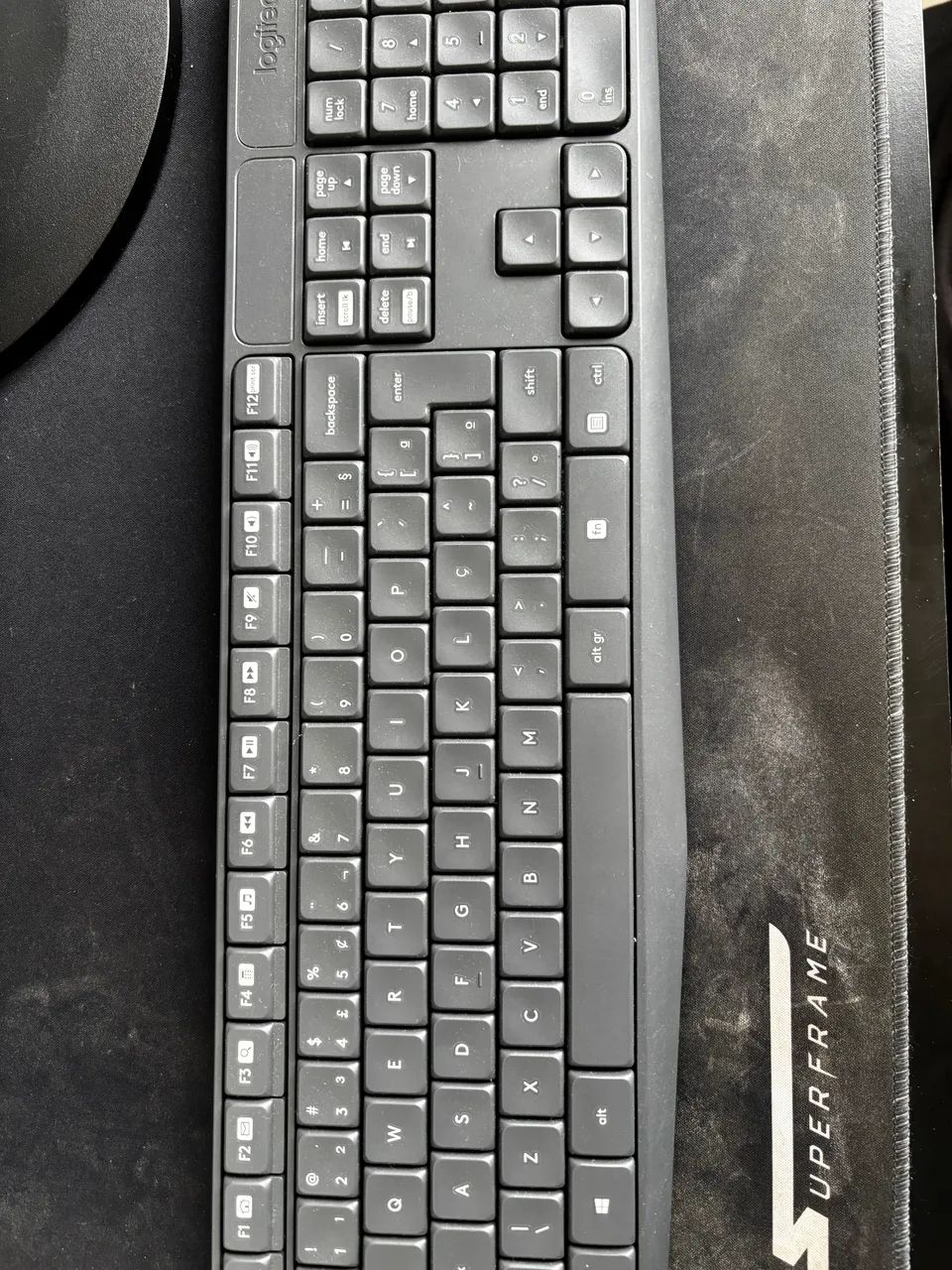 ? Teclado Logitech sem fio à venda  Teclado Logitech com conexão sem fio 2.4 - Foto 2