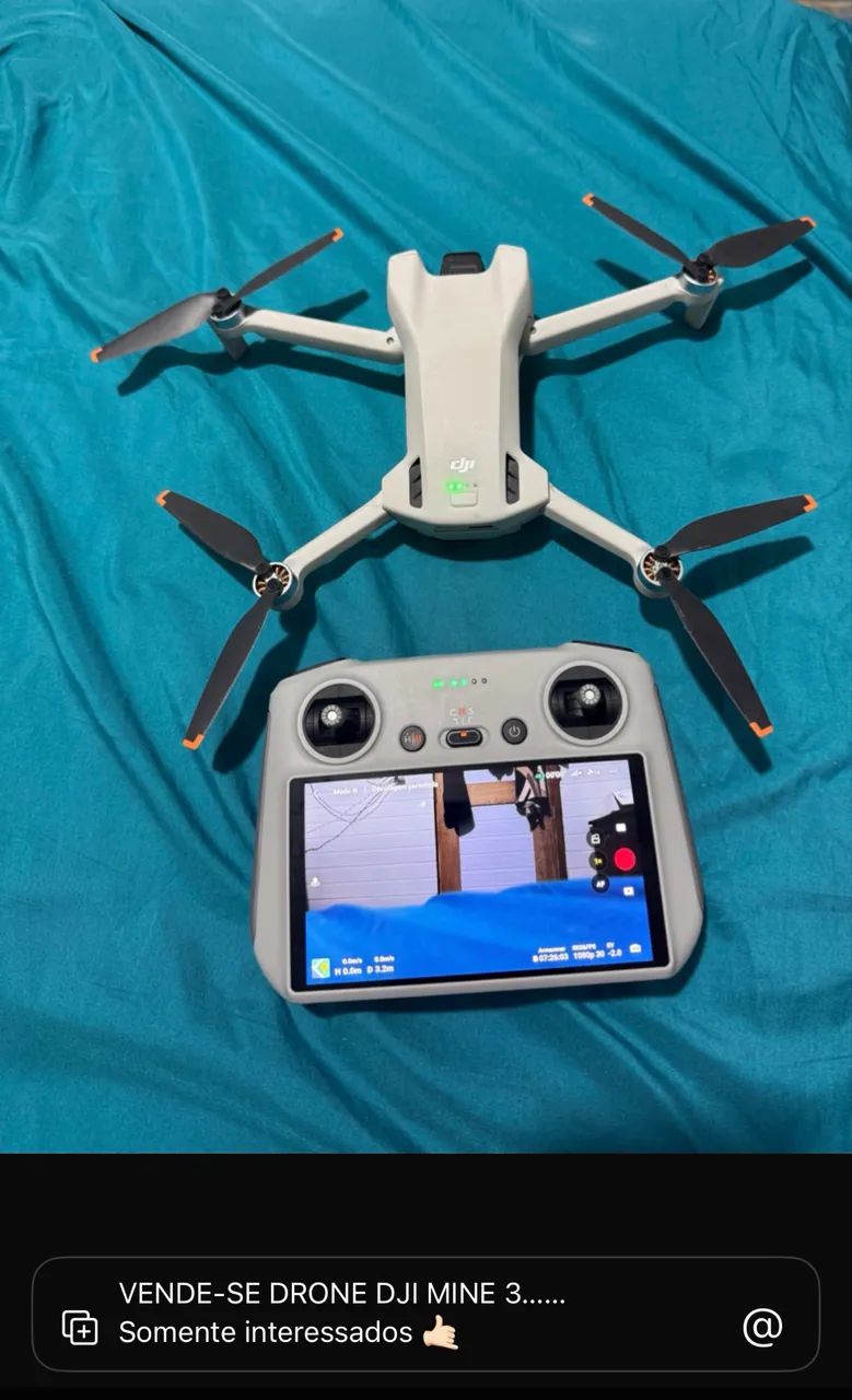 Drone DJI mine 3 com tela - Foto 3