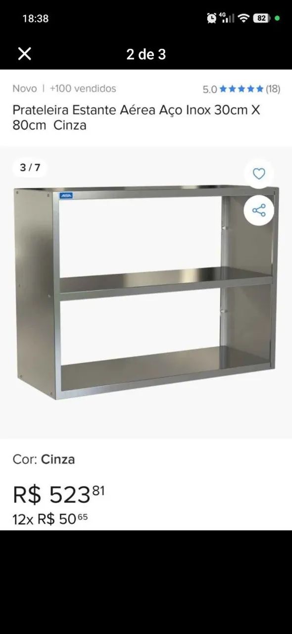 Estante prateleira inox - Foto 2
