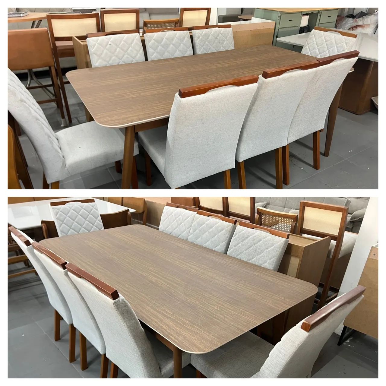 Mesa de madeira completa 