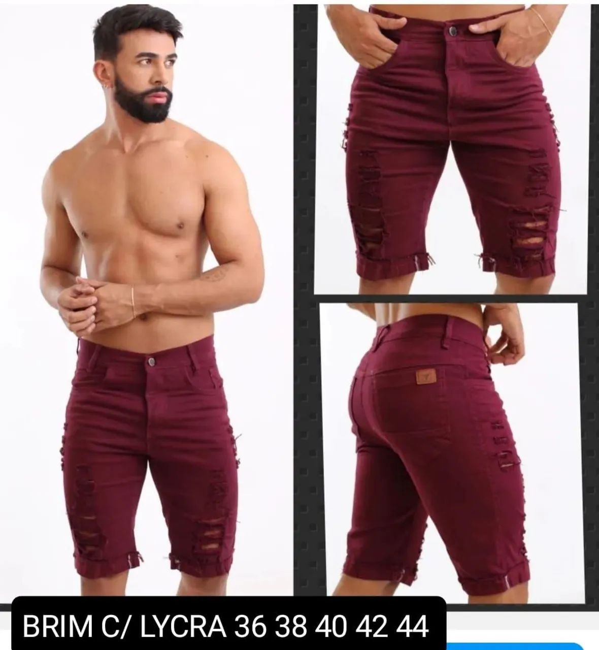 Bermudas Jeans e Brim - Foto 3