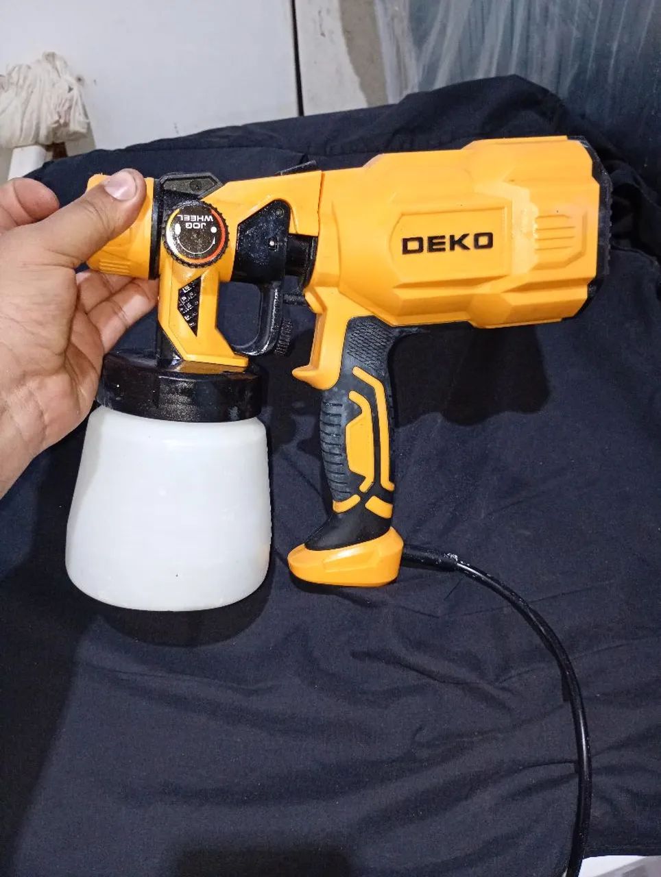Pistola elétrica de pintura e pulverizador deko  - Foto 3