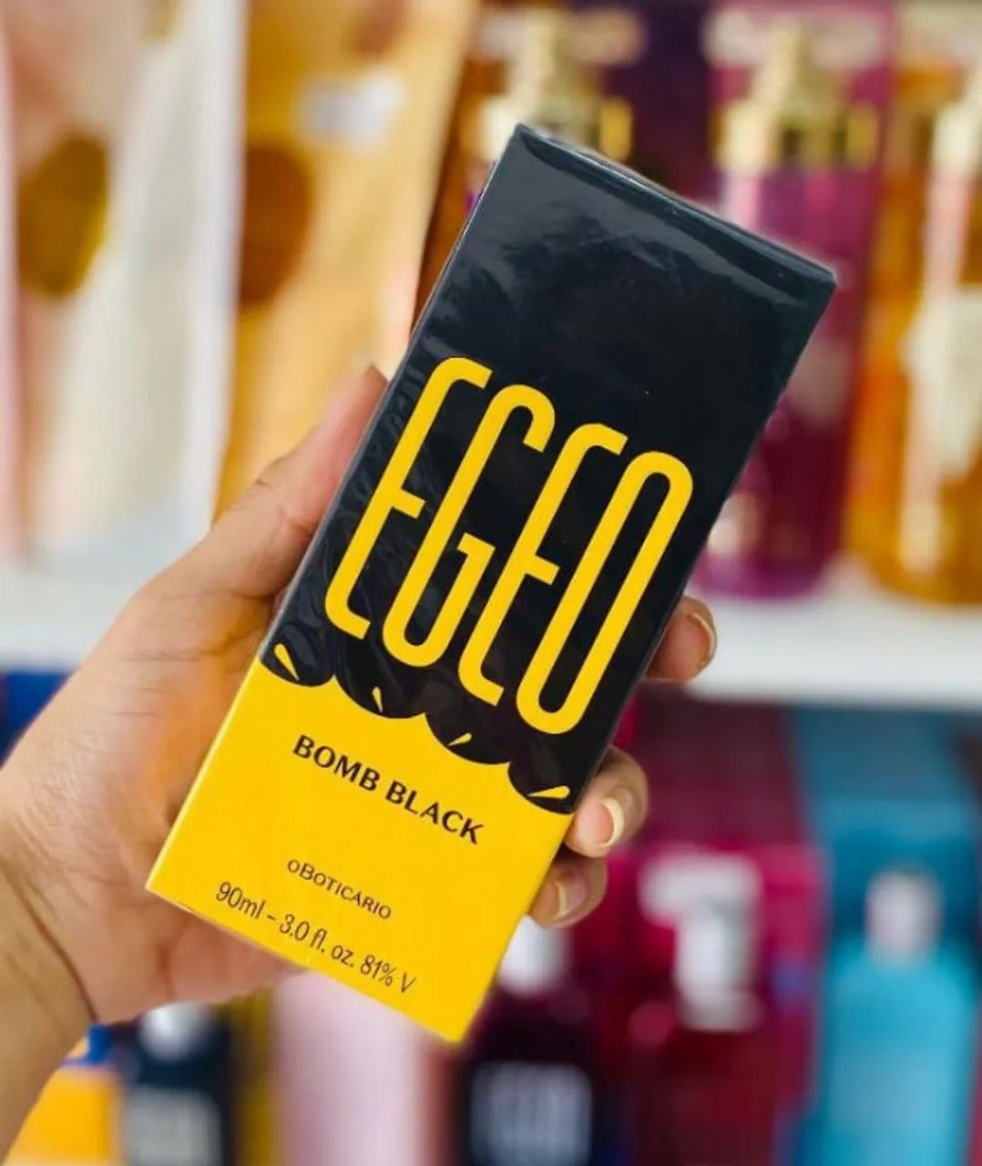 Perfume Egeo Bomb Black de o Boticário.  Entregamos em Belem e Ananindeua