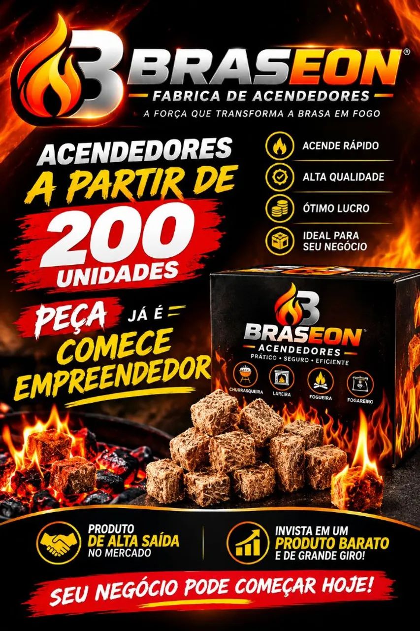 ACENDEDOR DE CHURRASQUEIRA 