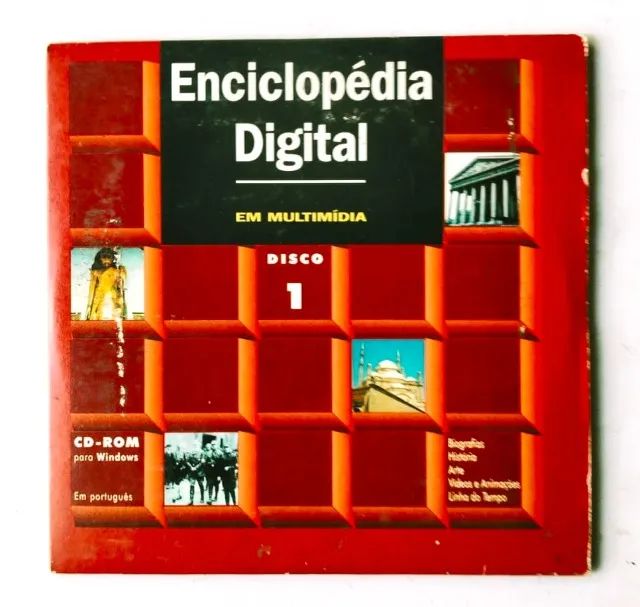 CD-Rom Enciclopédia Digital em Multimídia (Disco 1) - 1998 - Usado