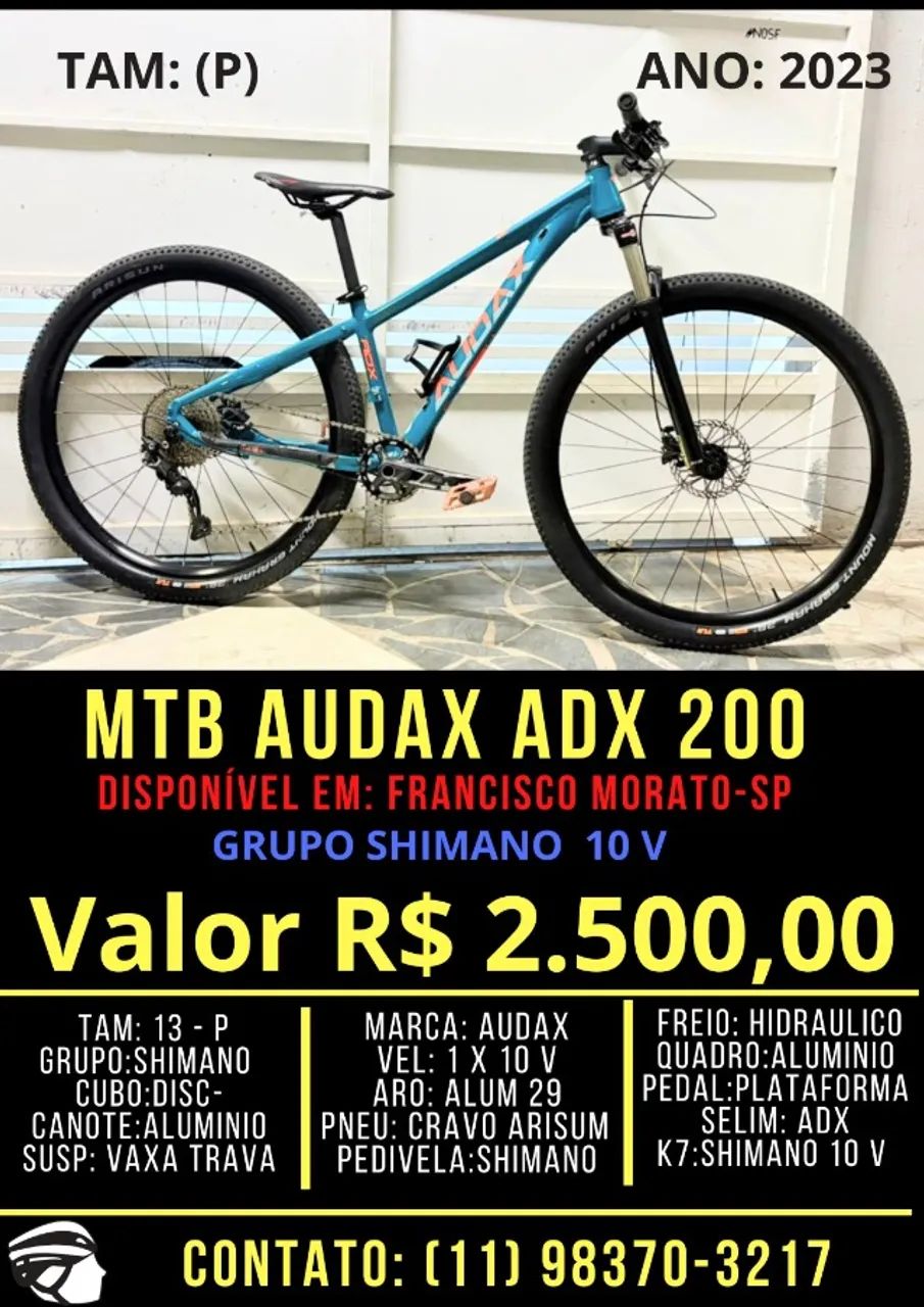  MTB Audax ADX 200 -Ano 2023