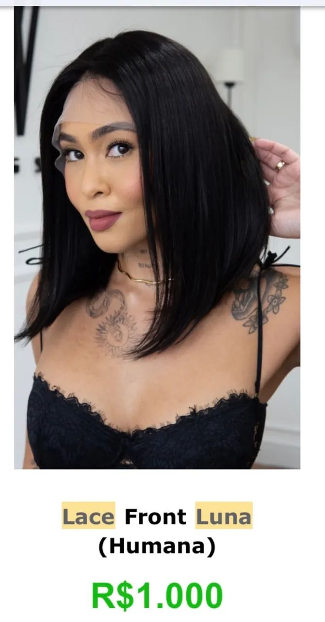 LACE 100% HUMANA USADA