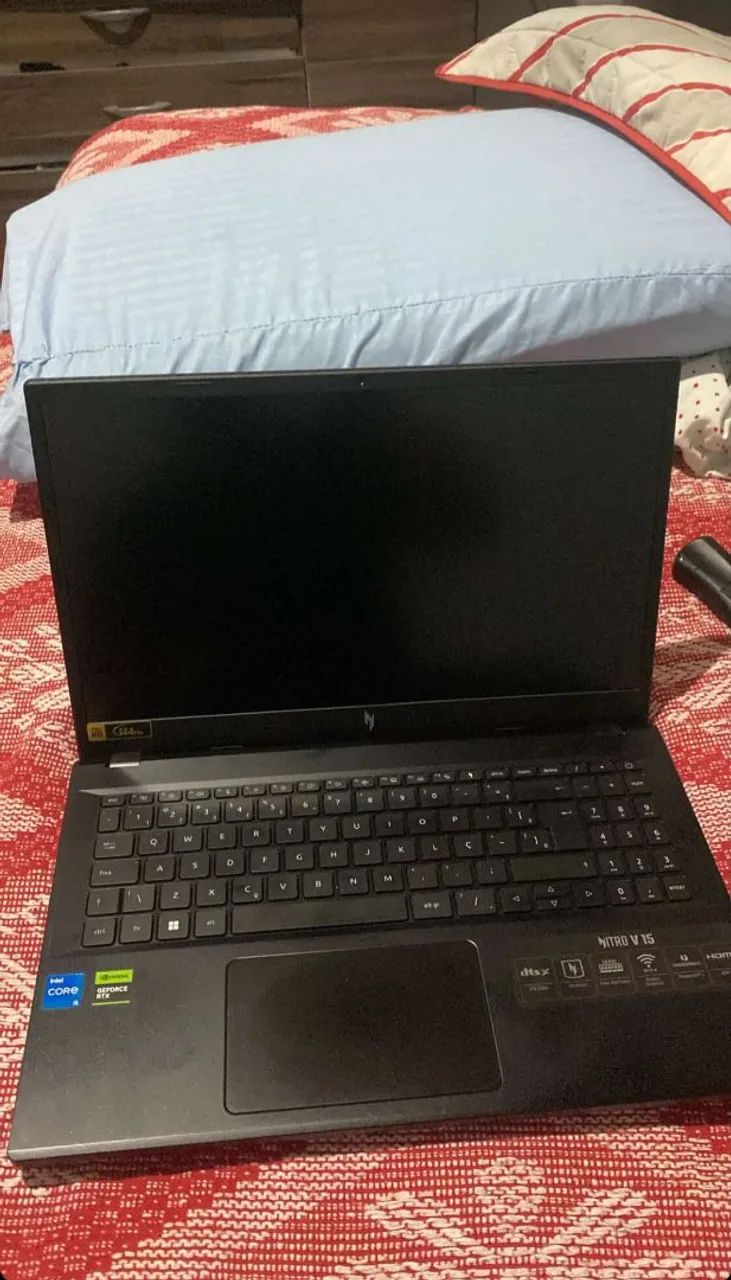 Notebook estado zero ace nitro v15