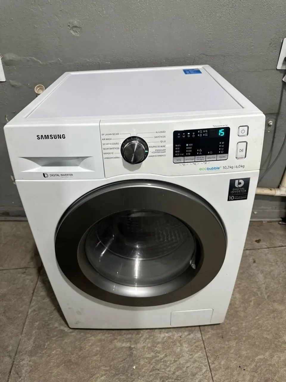 Lava e seca Samsung 