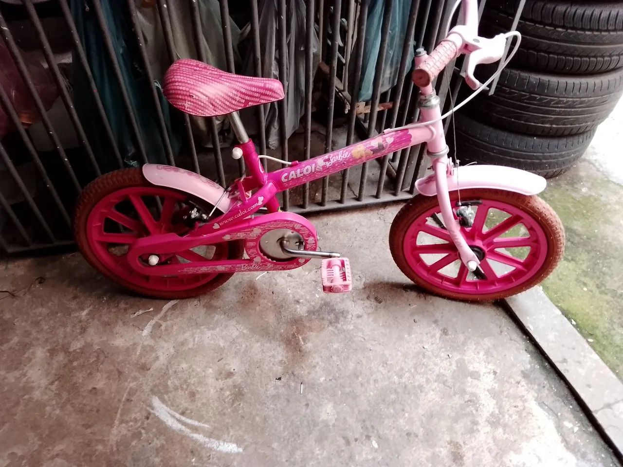 Bicicleta infantil Caloi Barbie 