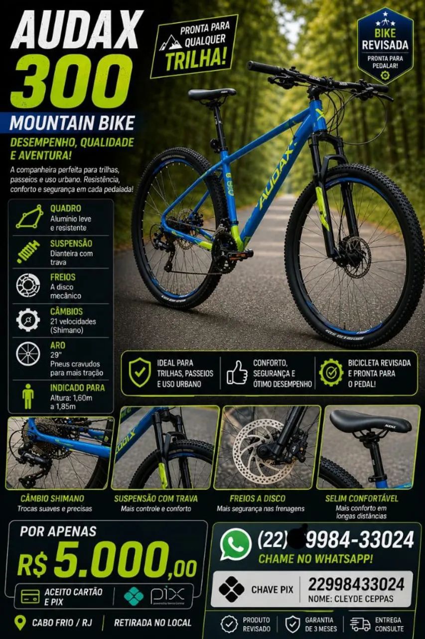 Bicicleta Audax nova