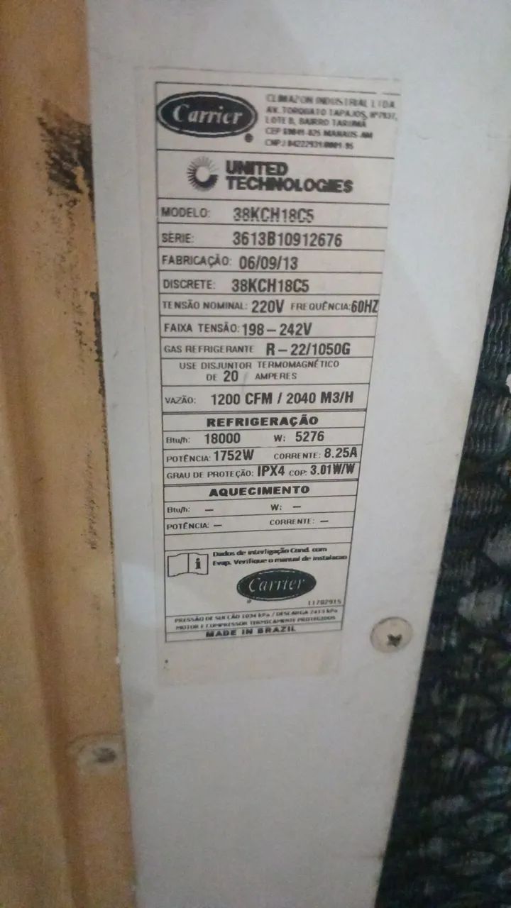 Ar-condicionado 18000 - Foto 2