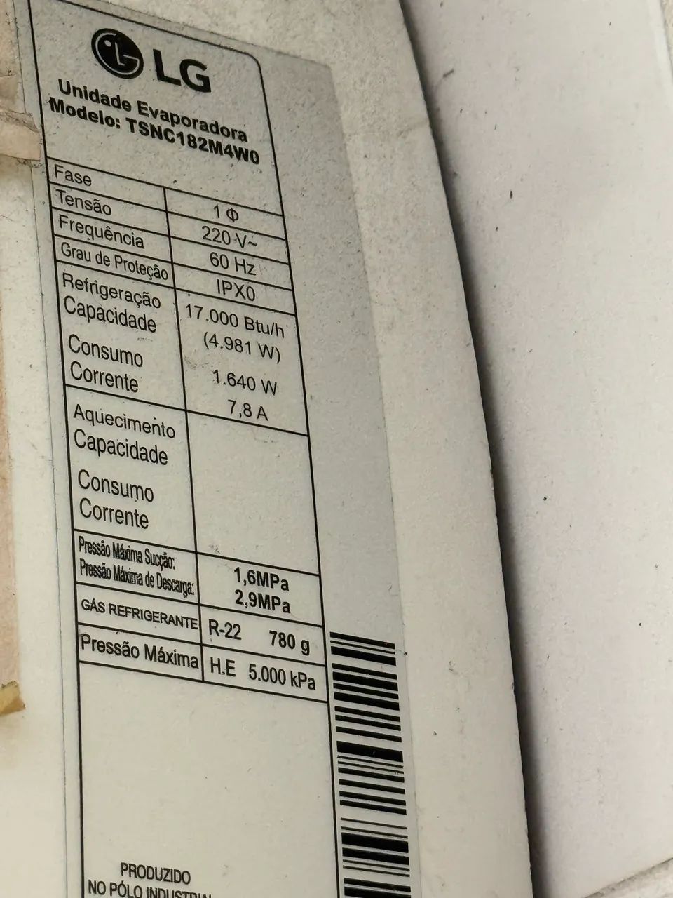 Ar condicionado LG Split 17.000Btu  - Foto 2