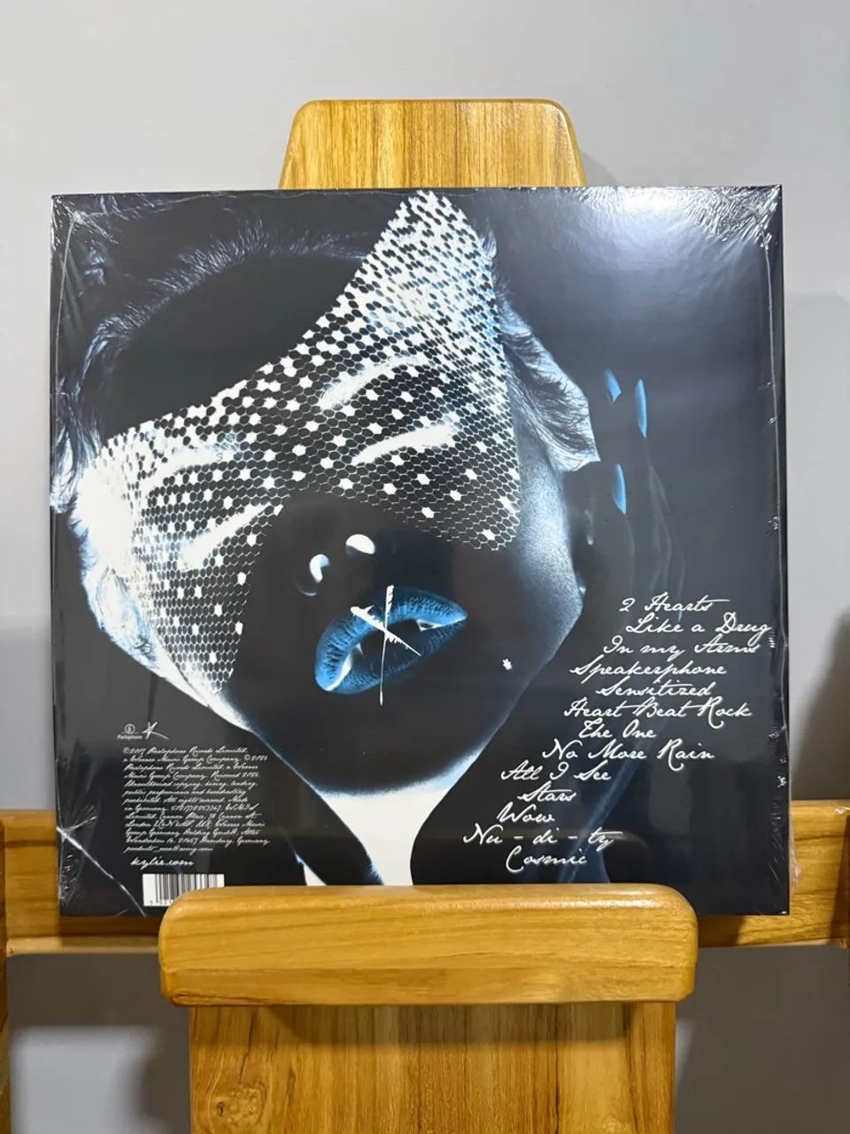Kylie Minogue X preto vinil lp - Foto 2