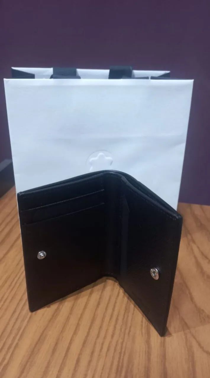 Carteira Montblanc Sartorial Mini 4cc  - Foto 5