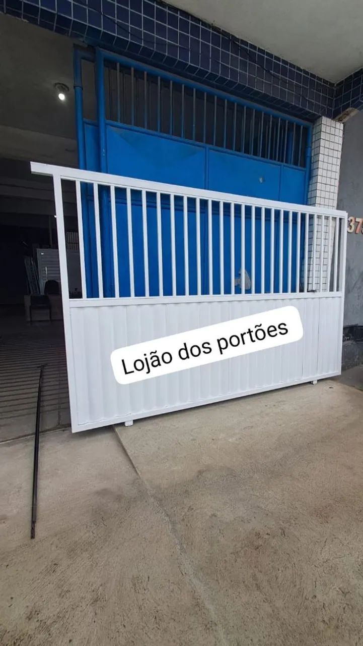 Portão correr 3,40 x 2,10 NOVO! 