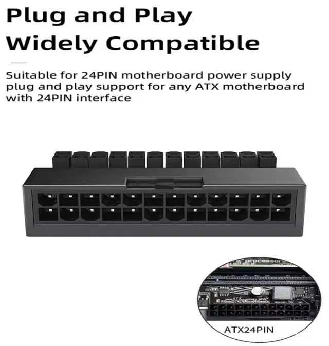 Adaptador TEUCER ATX 24 Pinos com ângulo de 90° - Foto 4