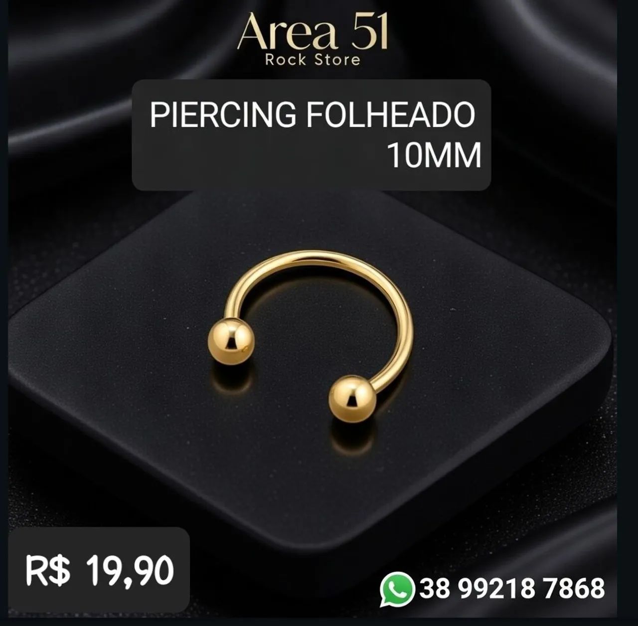 Piercing Ferradura - Foto 3