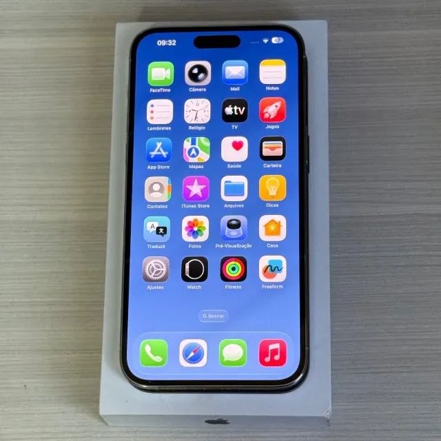 Iphone 14 PRO MAX 256gb Silver Perfeito Original Caixa Completa