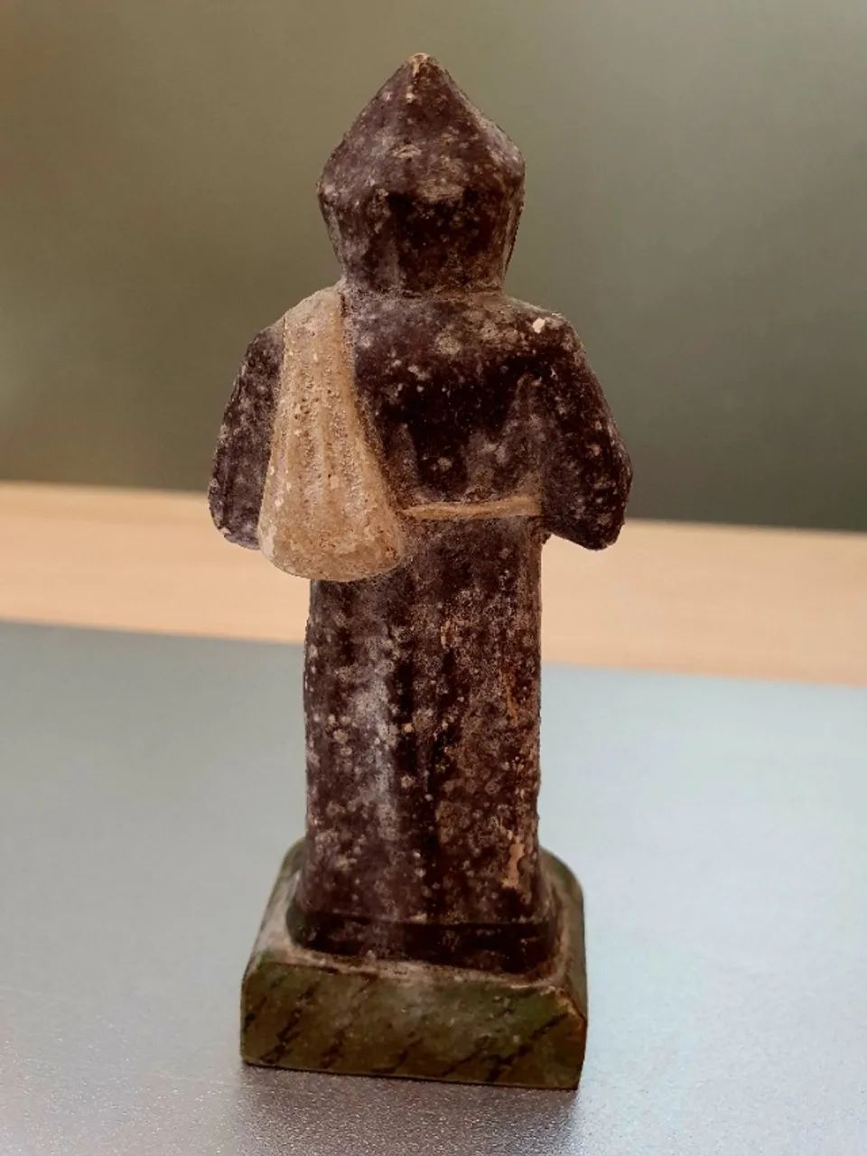 São Francisco de Paula em Madeira 10cm - Foto 5